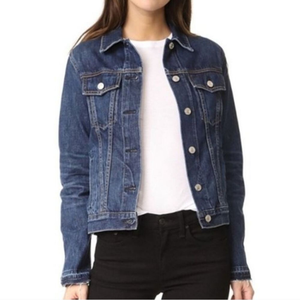 EUC like new Old Navy women's denim jean jacket top, blue, XS